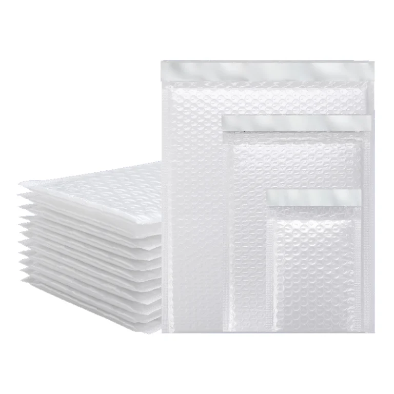 White Bubble Bags for Shipping Clean and Professional