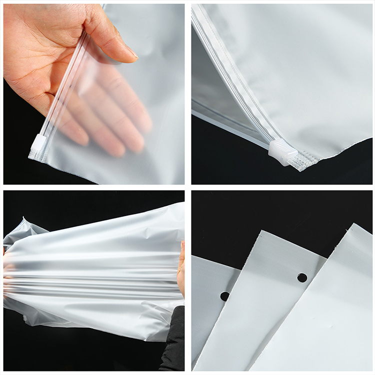 zip lock plastic packaging bag