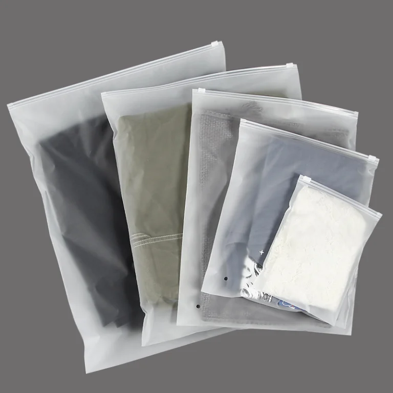 Zipper Lock Clear Bags for Clothing Packaging