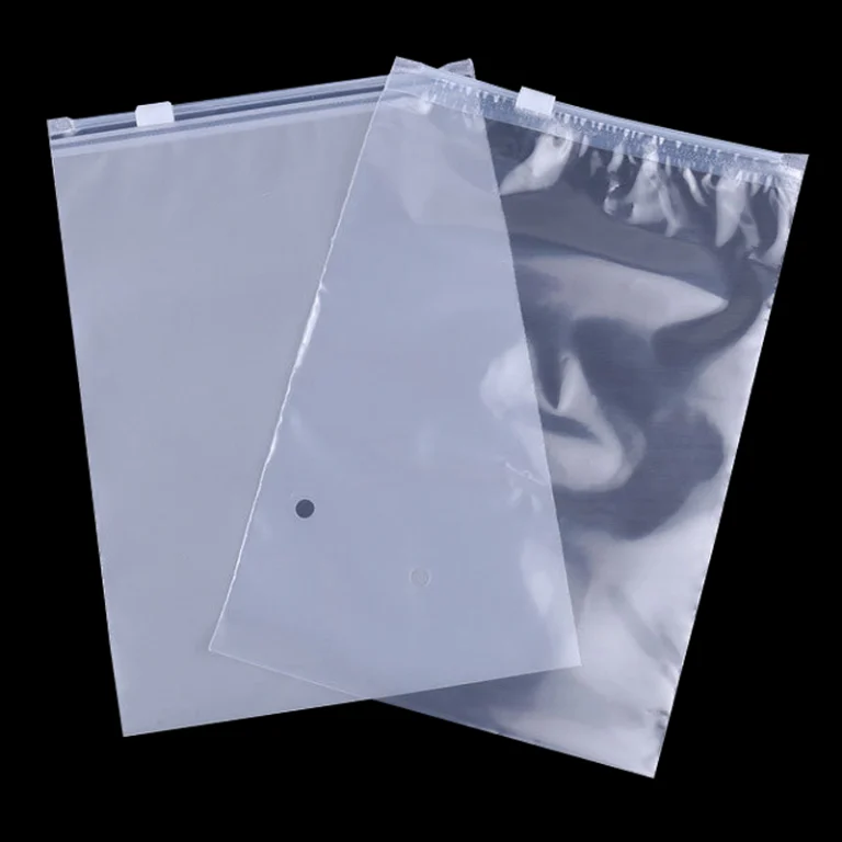 Plastic Zip Packaging With ZipSealer