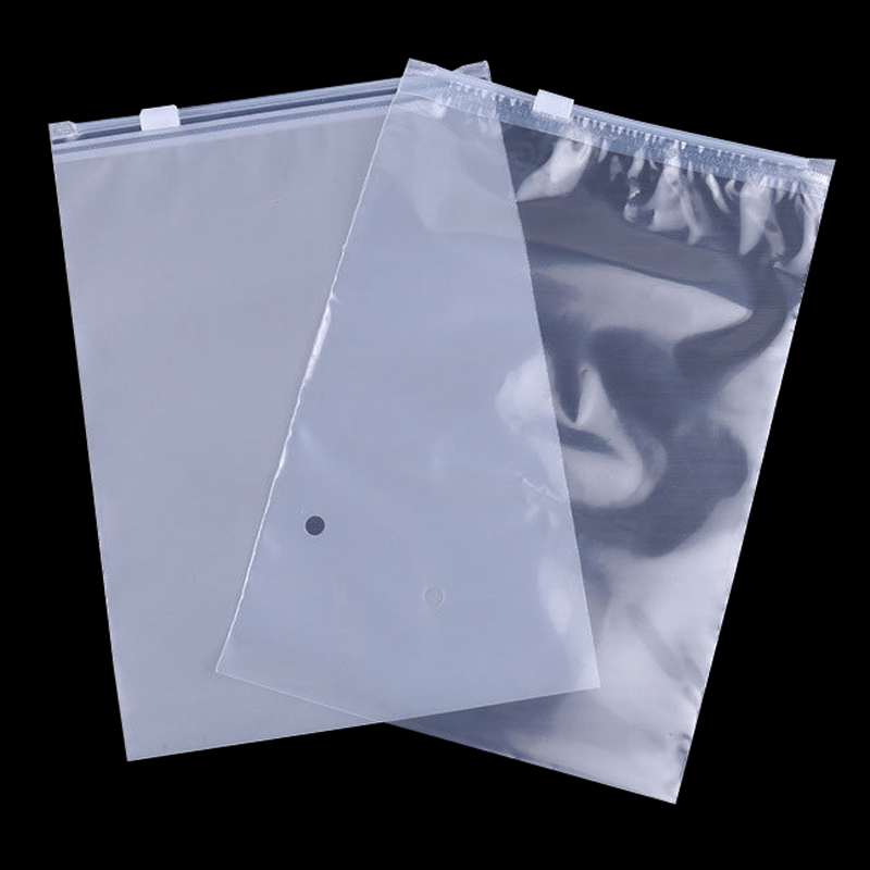 zip lock plastic packaging bag