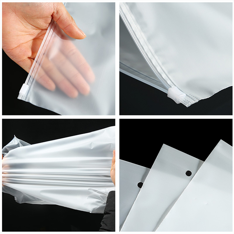 zip lock plastic packaging bag