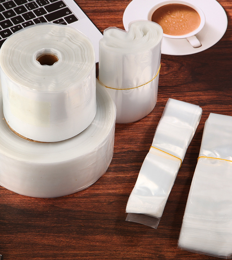 transparent plastic rolls