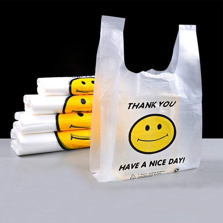 custom plastic handle bags