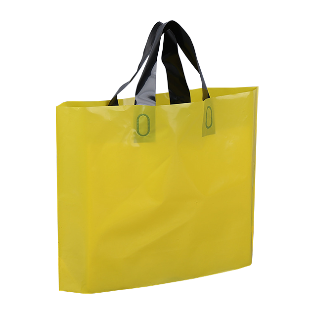 clear plastic bag with handle