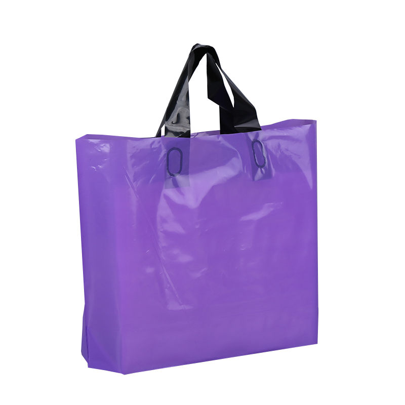 clear plastic bag with handle