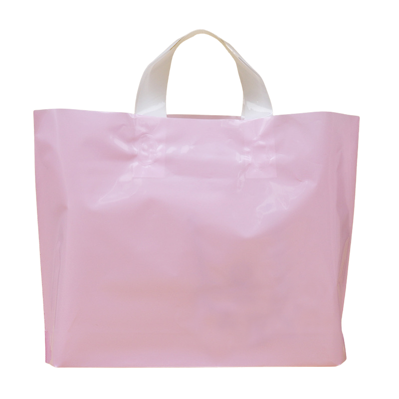 clear plastic bag with handle