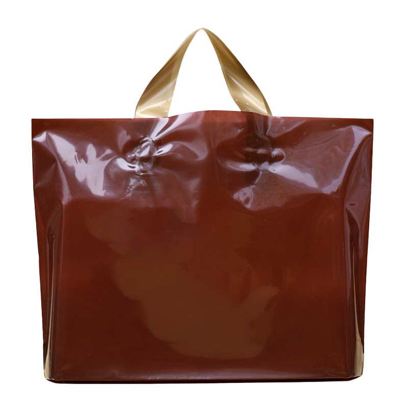 clear plastic bag with handle