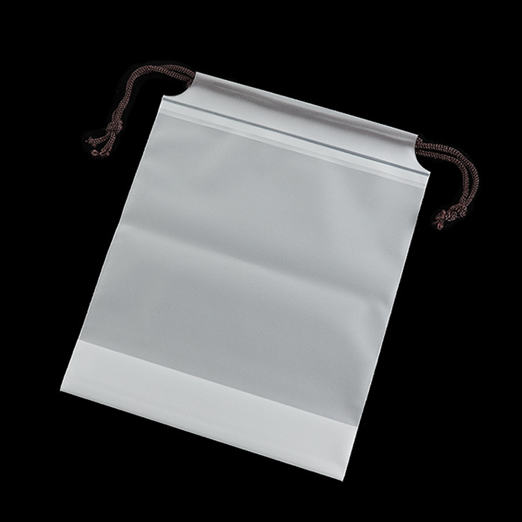 clear drawstring bags