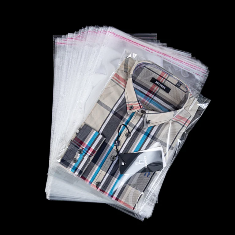 Plastic Bag Self Adhesive Eco-Friendly Recyclable Packaging